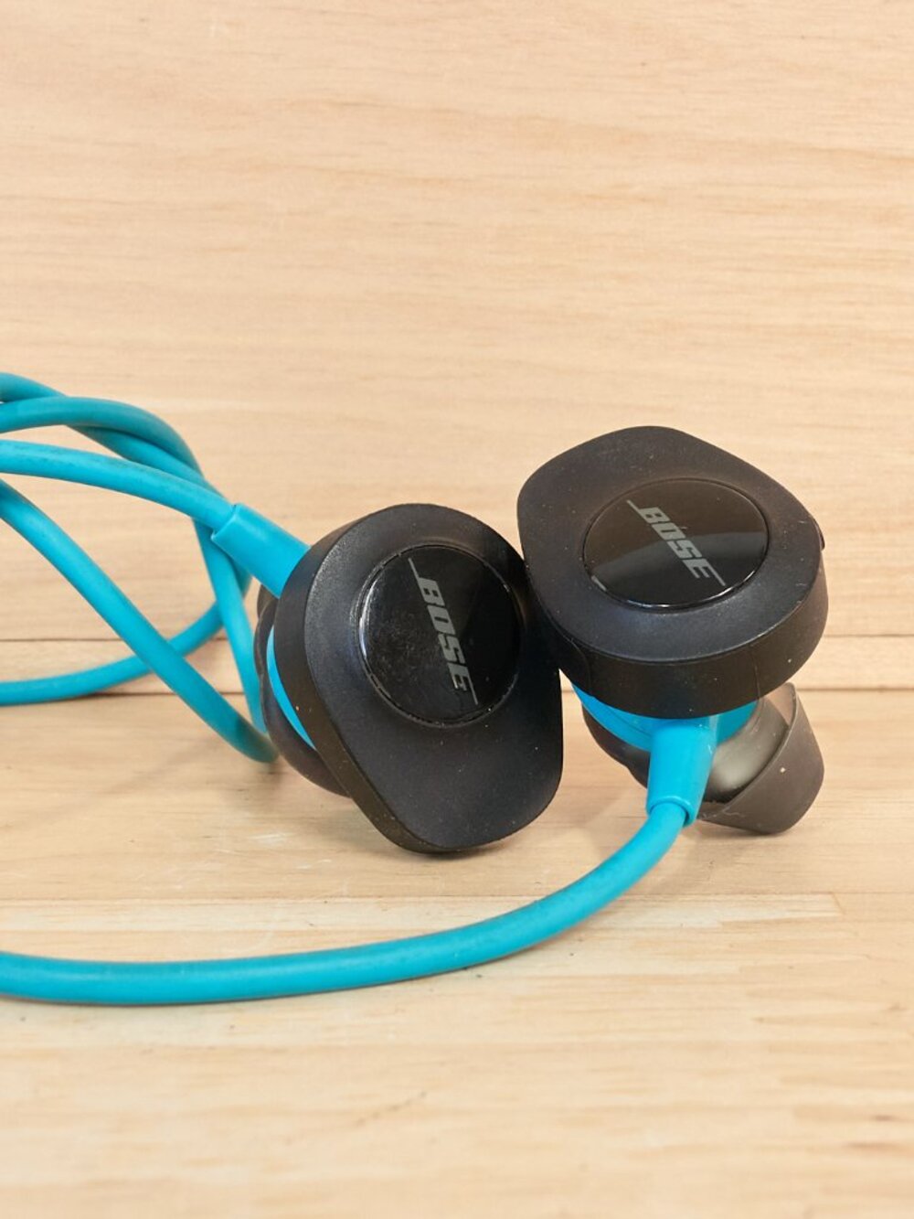 Bose SoundSport Wireless Bluetooth Earphones Aqua Blue Tested